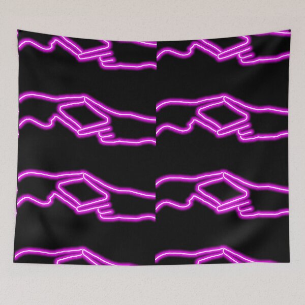 Item preview, adpi neon pink hand symbol designed and sold by acetaryst.