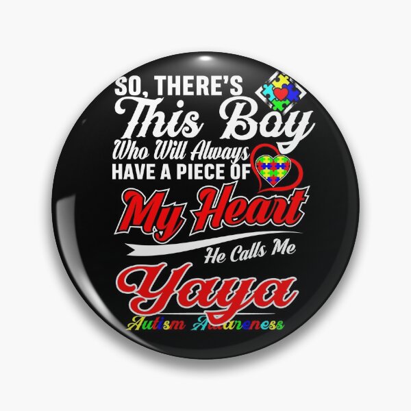 Item preview, So This Boy Call Me Yaya - Autism Awareness T-Shirt designed and sold by HammonArt.