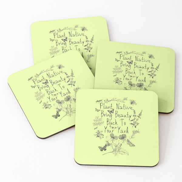 Item preview, Plant Native Bring Beauty Back To Your Yard Design designed and sold by EarthArtDesigns.