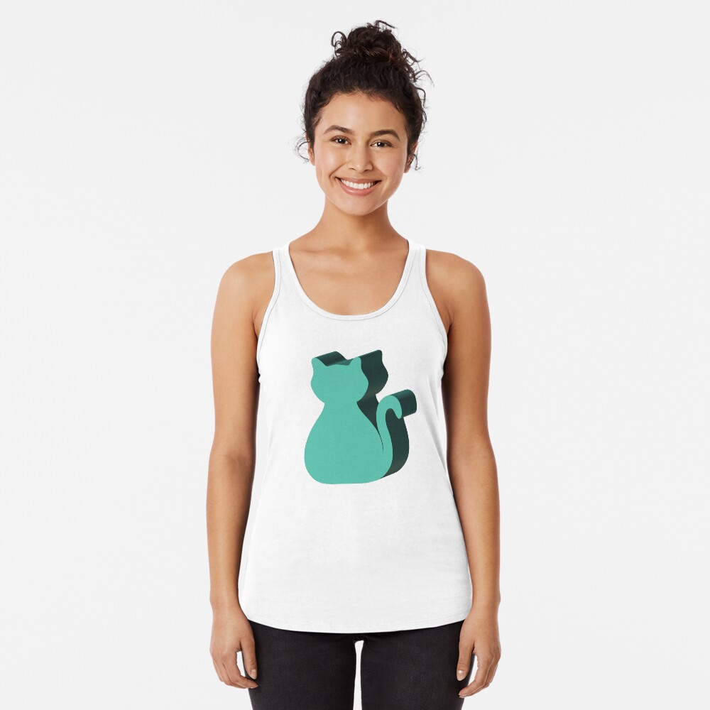 Item preview, Racerback Tank Top designed and sold by pudgycatgames.