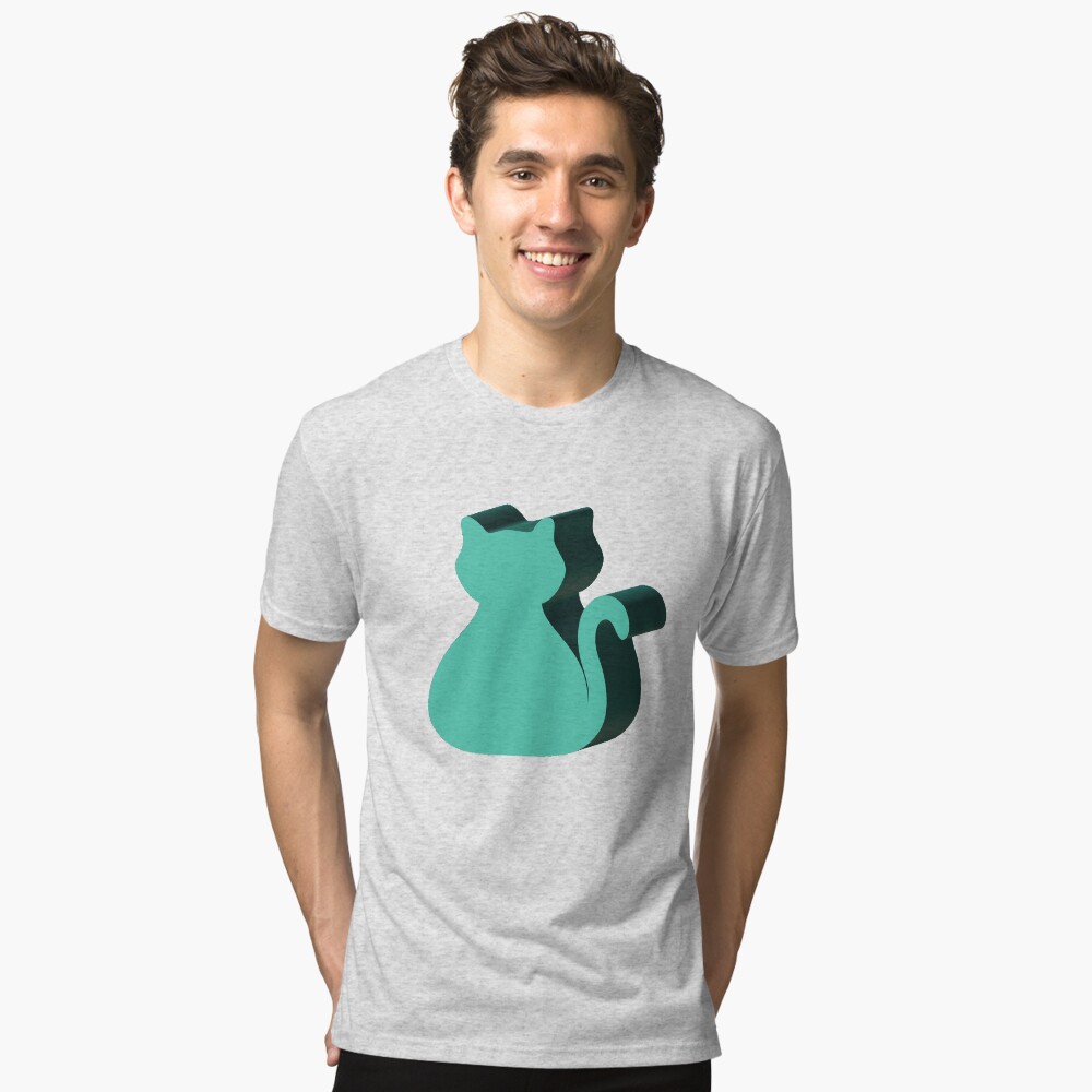 Item preview, Tri-blend T-Shirt designed and sold by pudgycatgames.