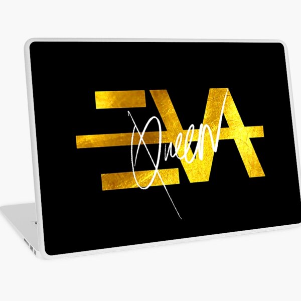 Logo EQ Or Blanc Skin adhésive d'ordinateur