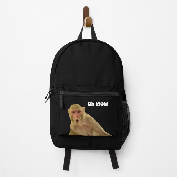 Item preview, Funny Animal Stickers: And the monkey goes...OH WOW designed and sold by Memiefy.