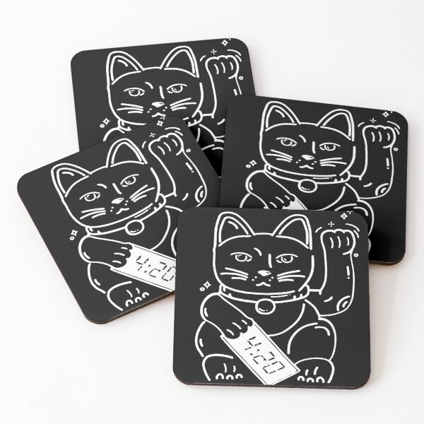 Item preview, Line Maneki Neko designed and sold by YueHeng Creates ⭐⭐⭐⭐⭐.