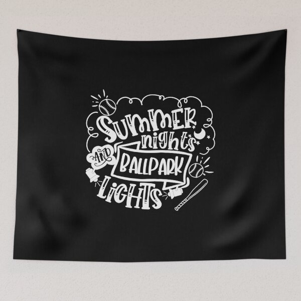 Item preview, Summer Nights And Ballpark Lights Baseball Softball gift designed and sold by ohmier.