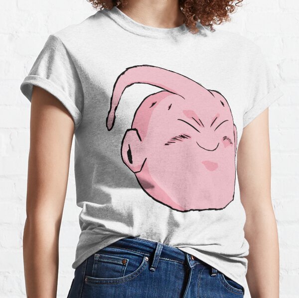 Camiseta T-Shirt Dragon Ball Majin Boo Versão Magro Algodão - Rosa