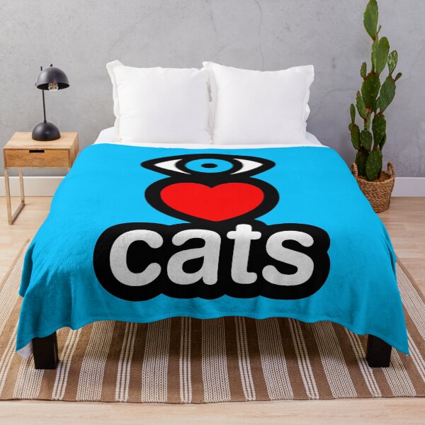 Item preview, i love cats (blue - vertical) designed and sold by MisterSquid.
