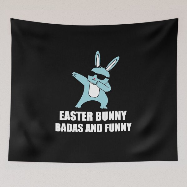 Item preview, easter bunny badass and funny designed and sold by DIDAKU.