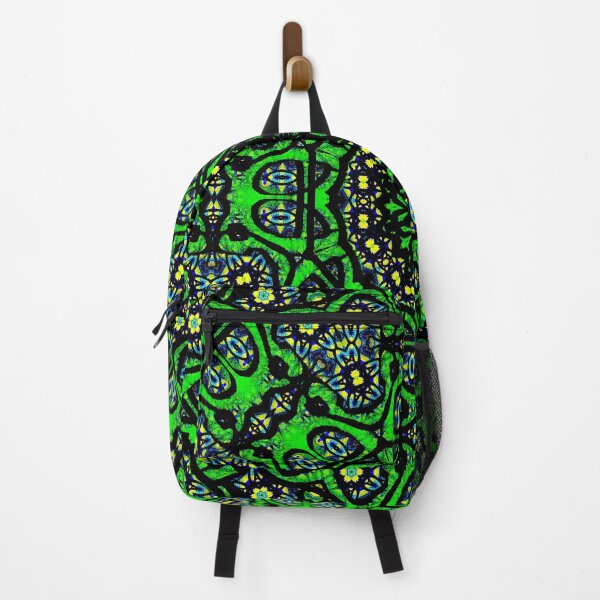 Item preview, Green Compass and Flowers Pattern designed and sold by Geoff Treagus.
