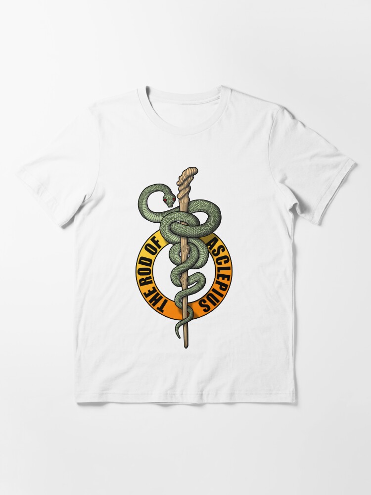 Alternate view of Rod of Asclepius Essential T-Shirt