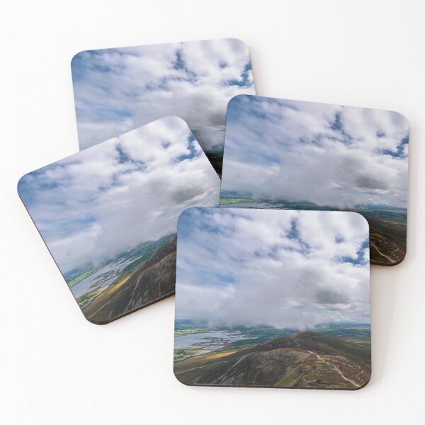 Item preview, Landscape from the top of the mountain Croagh Patrick, nicknamed the Reek in County Mayo after Mweelrea and Nephin, Ireland designed and sold by AlbertMi.