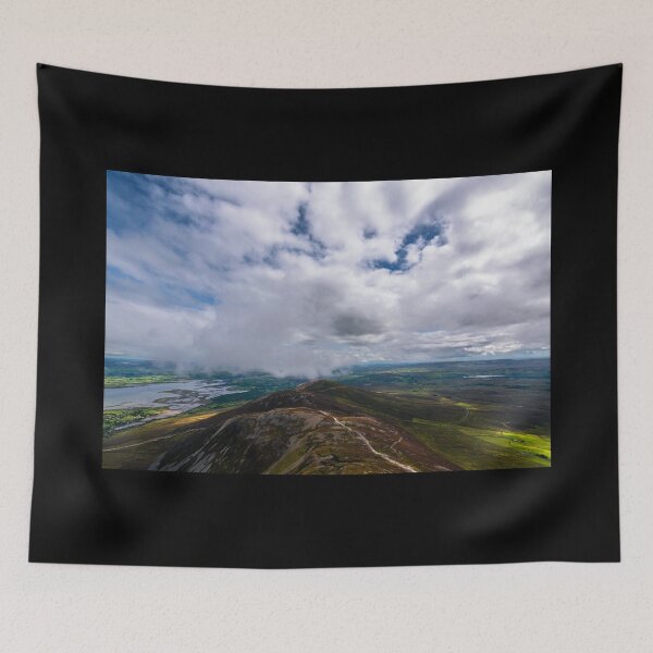 Item preview, Landscape from the top of the mountain Croagh Patrick, nicknamed the Reek in County Mayo after Mweelrea and Nephin, Ireland designed and sold by AlbertMi.
