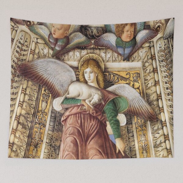 Item preview, Angel holding Lamb guarded by Seraphim's designed and sold by Angelkrs.
