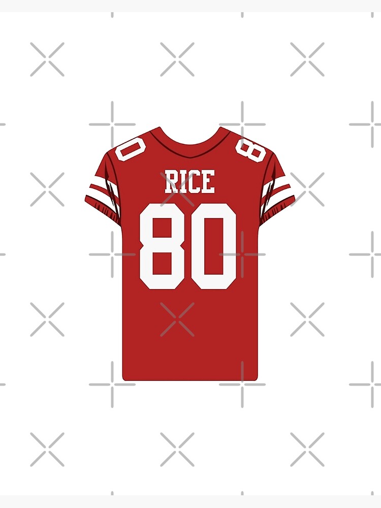 Jerry Rice #80 Jersey' Art Board Print for Sale by RobyChism