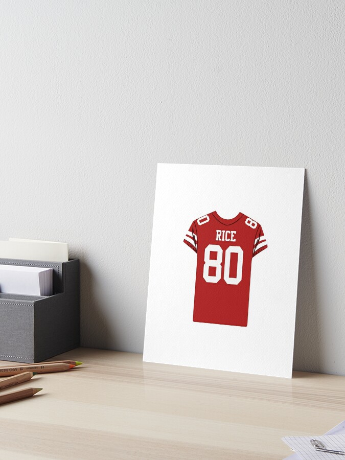 Kittle Jersey Red Art Board Print for Sale by reevevi