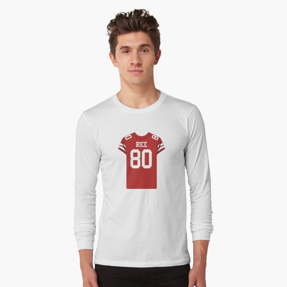 Jerry Rice #80 Jersey Graphic T-Shirt Dress for Sale by RobyChism