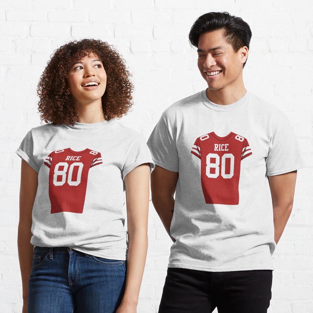 Jerry Rice #80 Jersey Graphic T-Shirt Dress for Sale by RobyChism