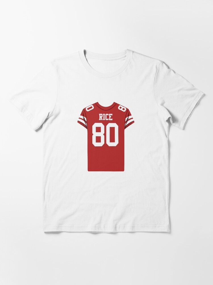 Jerry Rice #80 Jersey Graphic T-Shirt Dress for Sale by RobyChism