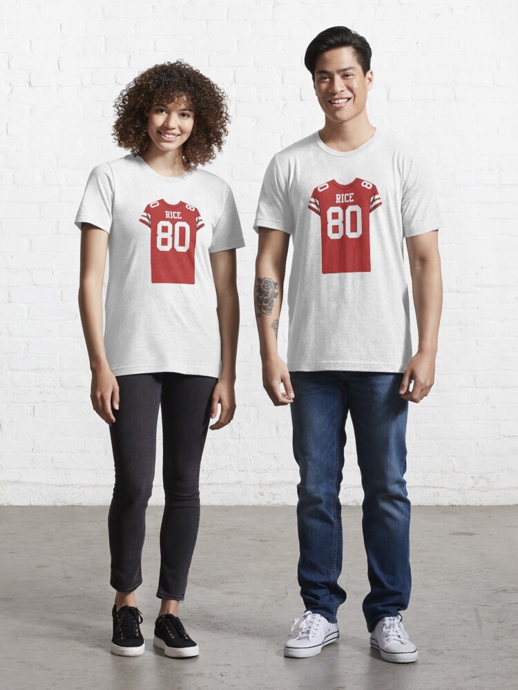 Jerry Rice #80 Jersey Graphic T-Shirt Dress for Sale by RobyChism