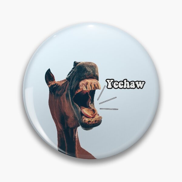 Item preview, Funny Animal Stickers: Yeehaw designed and sold by Memiefy.