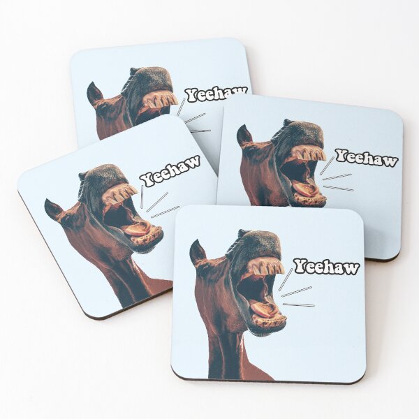 Item preview, Funny Animal Stickers: Yeehaw designed and sold by Memiefy.