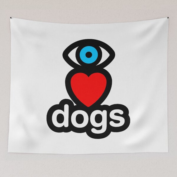 Item preview, i love dogs (vertical) designed and sold by MisterSquid.