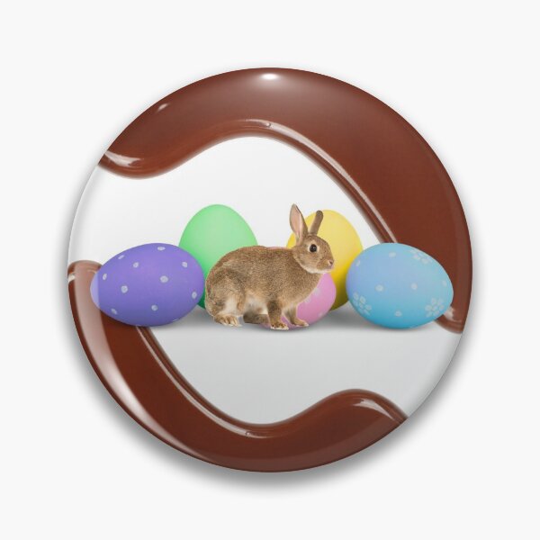 Item preview, Easter Bunny Colorful Dyed Eggs Chocolate Holiday Cute designed and sold by CBCreations73.