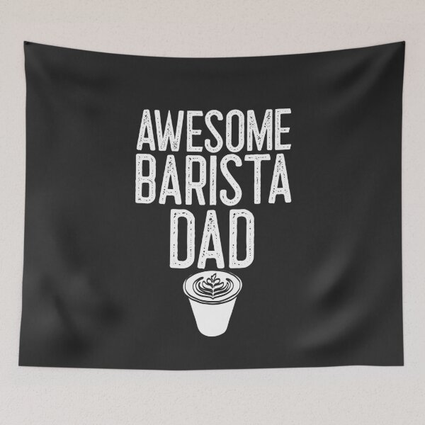 Item preview, Awesome Barista Dad Coffee Shop Gift designed and sold by EricJP.