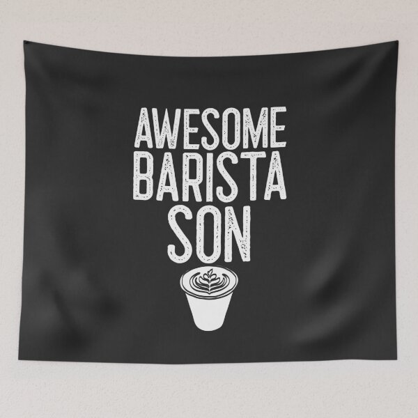 Item preview, Awesome Barista Son Coffee Shop Gift designed and sold by EricJP.