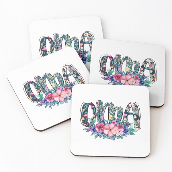 Artikelvorschau, Oma - Oma with Flowers - Gift for Oma Mothers Day entworfen und verkauft von BlueShop.