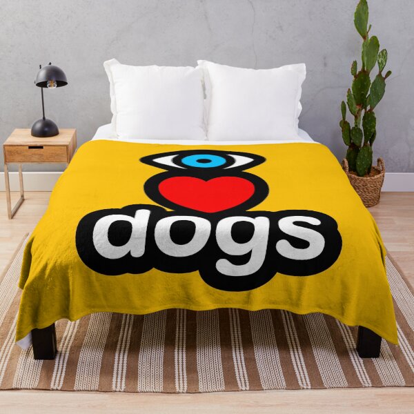 Item preview, i love dogs (yellow - vertical) designed and sold by MisterSquid.