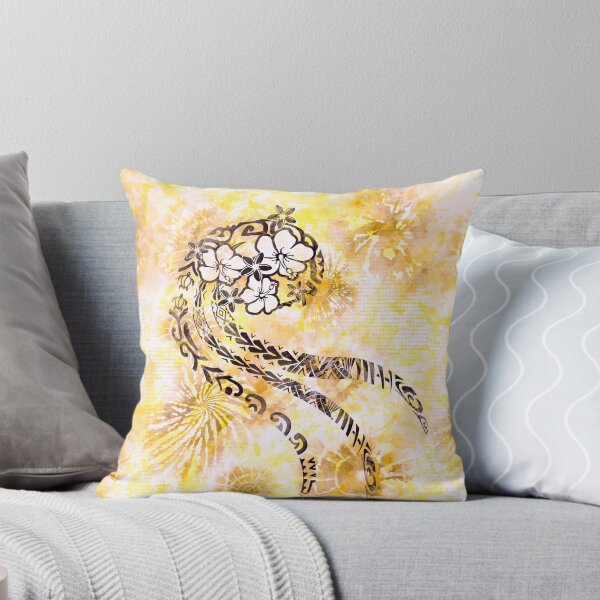 Item preview, Polynesian - Hawaiian Gold Tie Dye Splash designed and sold by sunnthreads.