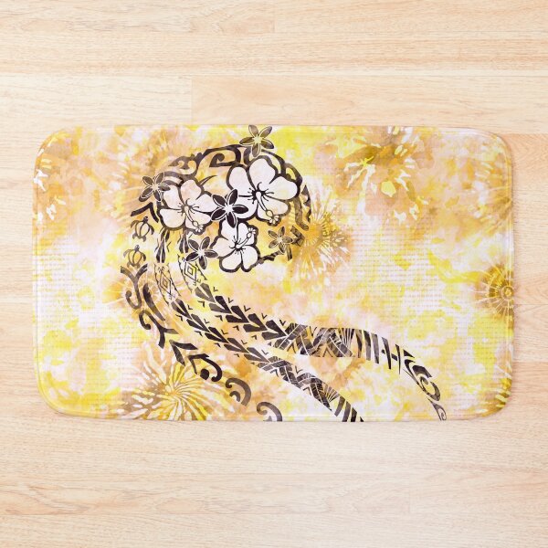 Item preview, Polynesian - Hawaiian Gold Tie Dye Splash designed and sold by sunnthreads.