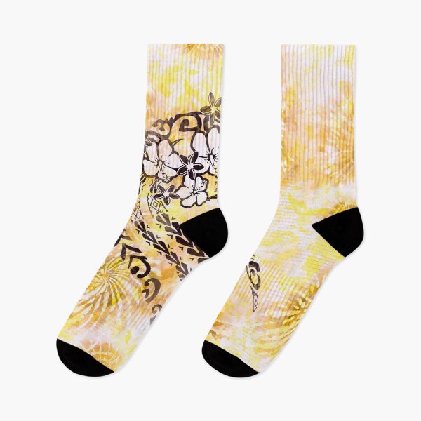 Item preview, Polynesian - Hawaiian Gold Tie Dye Splash designed and sold by sunnthreads.