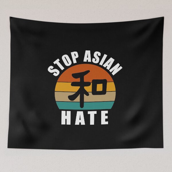 Item preview, stop asian hate crimes designed and sold by DIDAKU.
