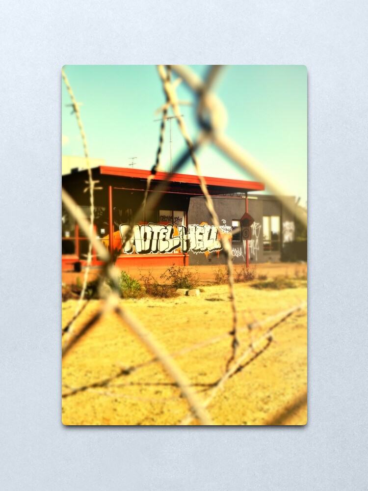 Alternate view of Motel Hell Metal Print