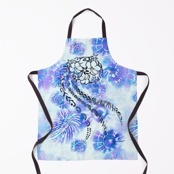Item preview, Polynesian - Hawaiian Blue Tie Dye Splash designed and sold by sunnthreads.