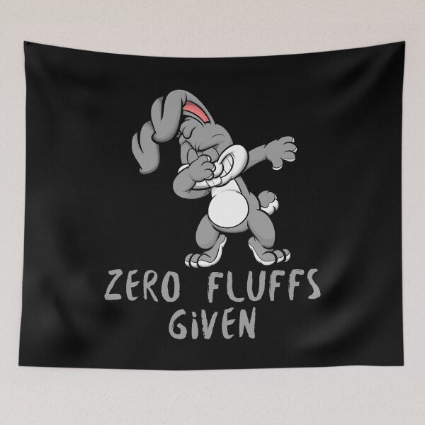 Item preview, Zero Fluffs Given - Dabbing Bunny - Funny Rabbit designed and sold by alancrapopod.