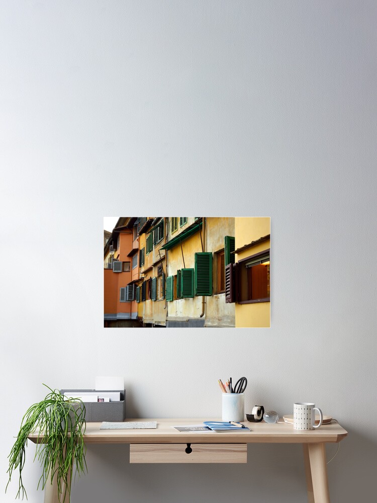 Thumbnail 1 of 3, Poster, Windows, Ponte Vecchio designed and sold by Tiffany Dryburgh.