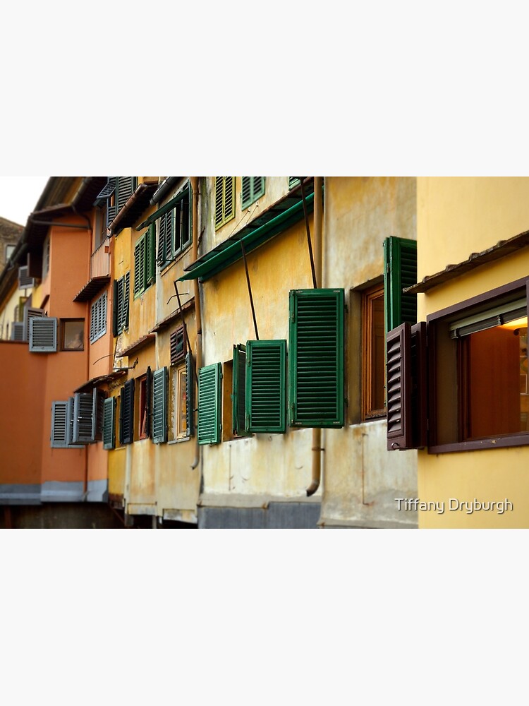 Thumbnail 3 of 3, Poster, Windows, Ponte Vecchio designed and sold by Tiffany Dryburgh.