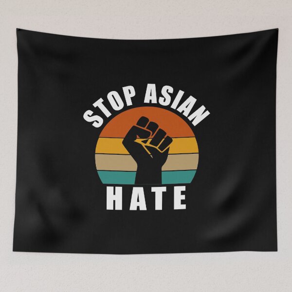 Item preview, stop asian hate crimes designed and sold by DIDAKU.