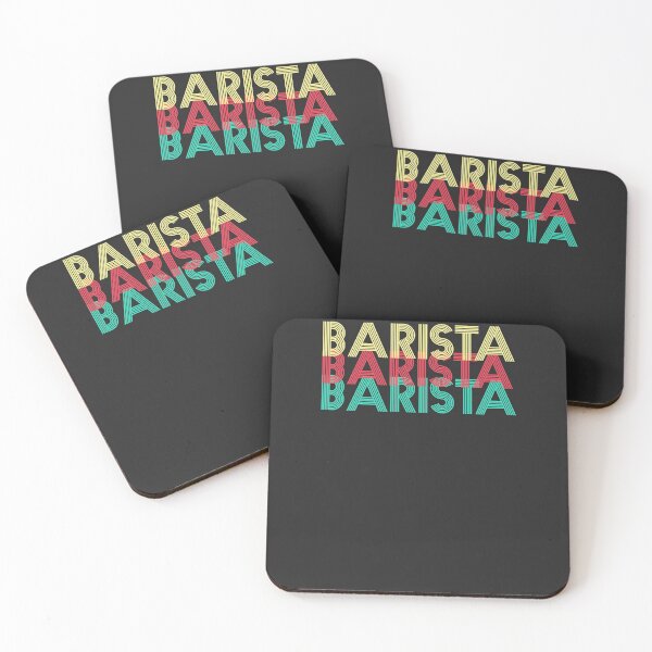 Item preview, Vintage Retro Barista Coffee Shop Gift designed and sold by EricJP.