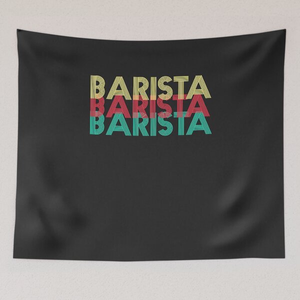 Item preview, Vintage Retro Barista Coffee Shop Gift designed and sold by EricJP.