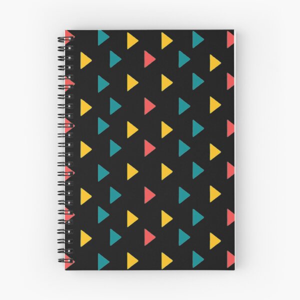 Item preview, Colorful Cute Triangles Black BG designed and sold by SaamyaTyagi.