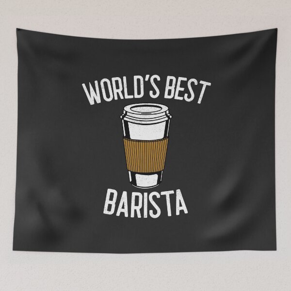 Item preview, World's Best Barista Coffee Shop Gift designed and sold by EricJP.