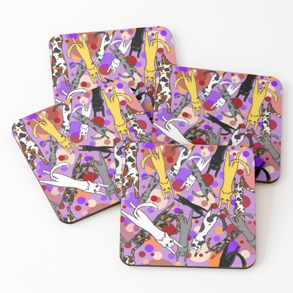 Item preview, Cats and Bubbles designed and sold by LawsonFabrics.
