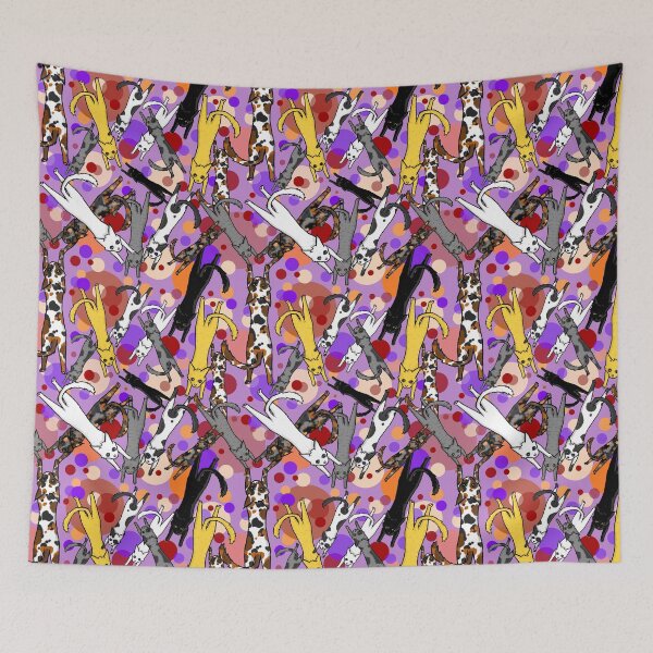 Item preview, Cats and Bubbles designed and sold by LawsonFabrics.