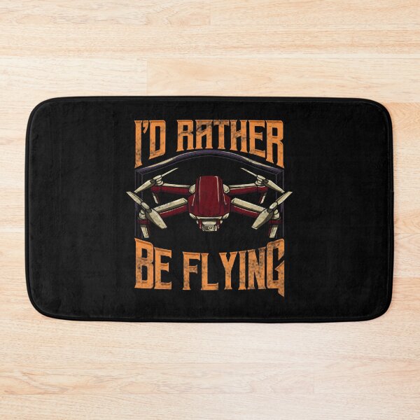 Item preview, Funny I'd Rather Be Flying Hobby Drone Pilot Pun designed and sold by perfectpresents.