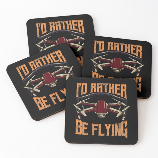 Item preview, Funny I'd Rather Be Flying Hobby Drone Pilot Pun designed and sold by perfectpresents.