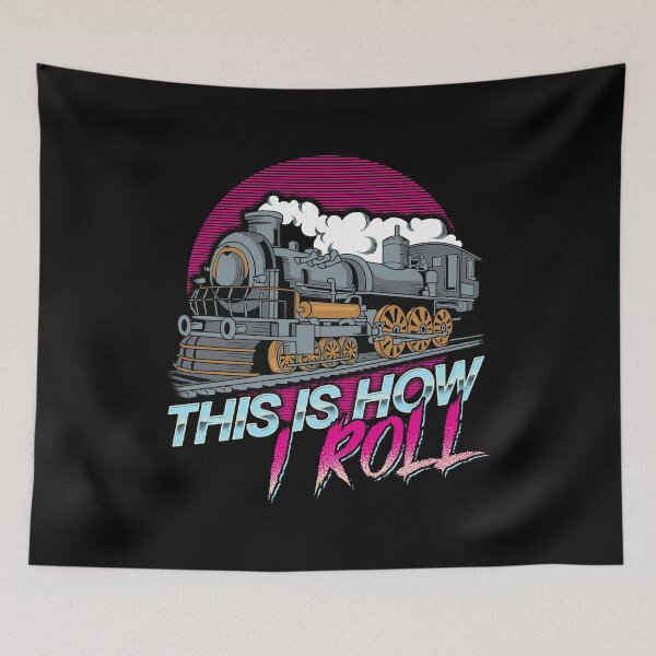 Item preview, Cute & Funny This Is How I Roll Train Model Pun designed and sold by perfectpresents.